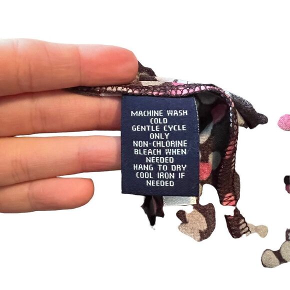 NWT! Chaps patterned short sleeve dress. Size small - Picture 5 of 9